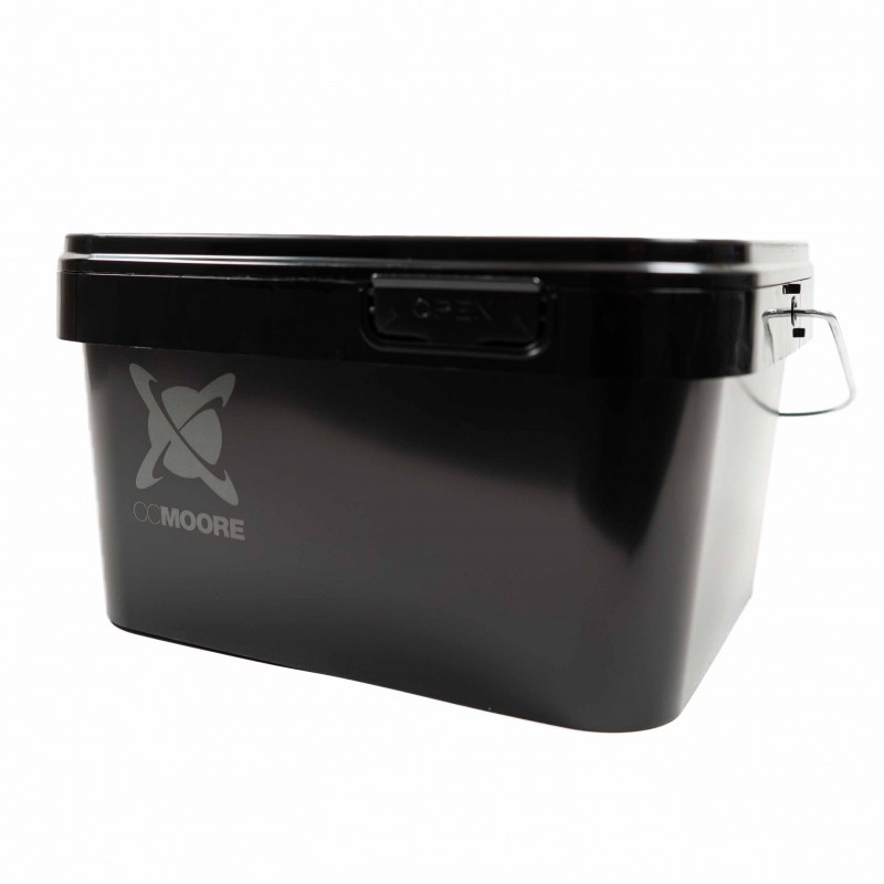Branded Black Bait Bucket CC Moore