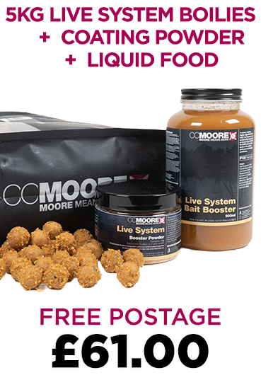 5KG Live System Boilies + Coating Powder +Liquid Food